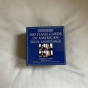 Barron’s 500 Flashcards of American Sign Language Geoffrey S. Poor